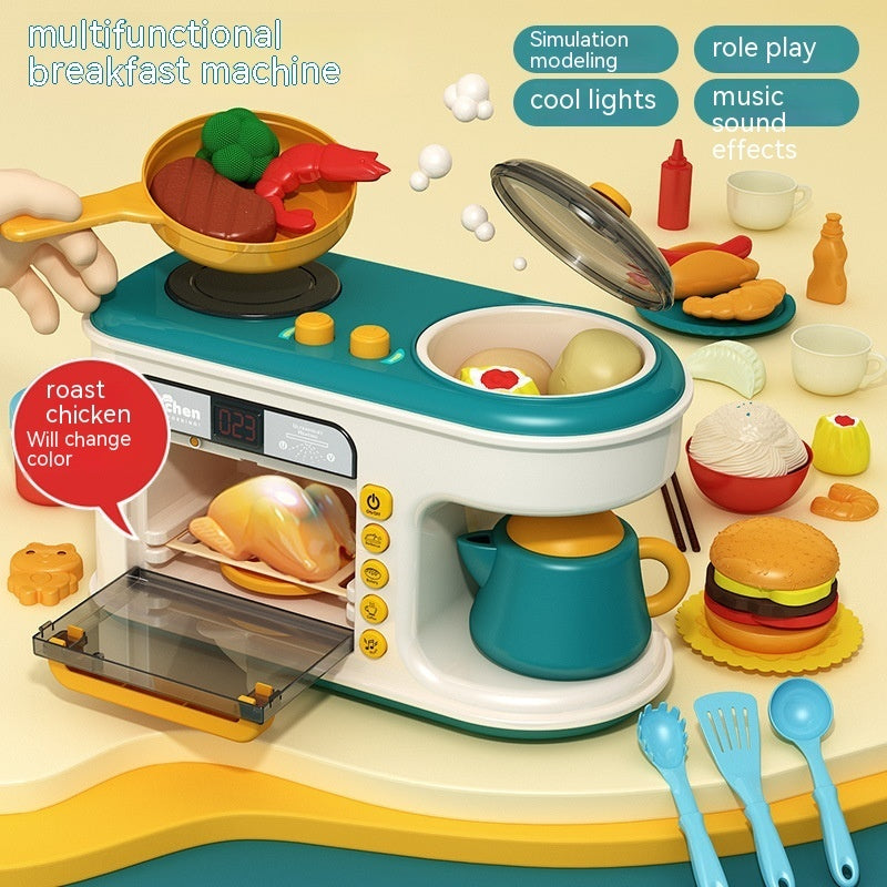 Play Kitchen Breakfast Machine Toy | Simulation Kids Appliance Set