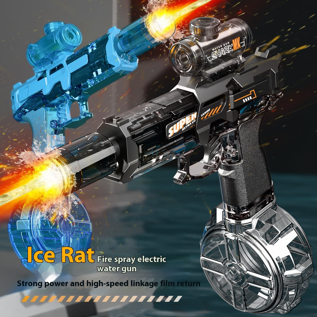Electric Automatic Water Gun for Kids | Powerful LED Recoil Toy