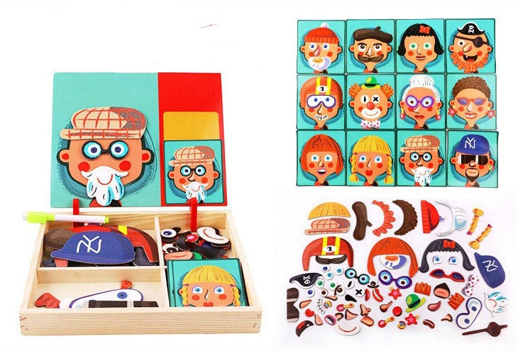 Montessori Magnetic Puzzle Box