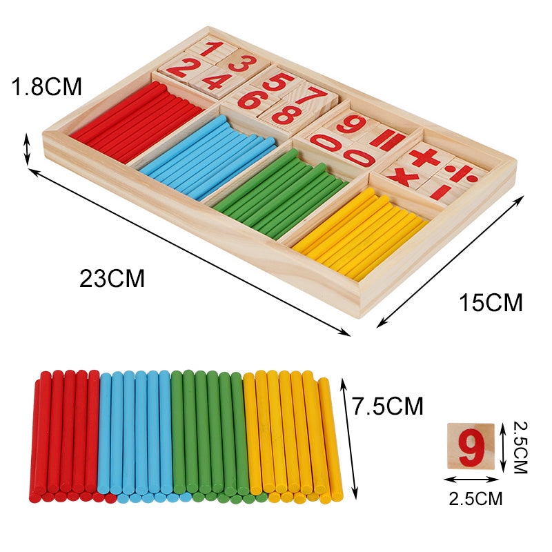 Wooden Montessori math toys | Early Education Fun