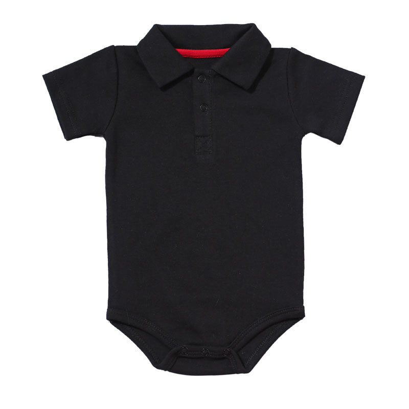 Lapel Collar Baby Onesie | Dressy Bodysuit & Romper