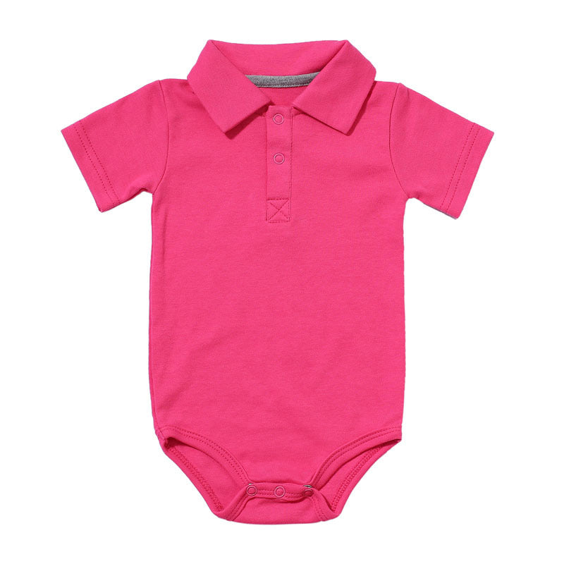 Lapel Collar Baby Onesie | Dressy Bodysuit & Romper