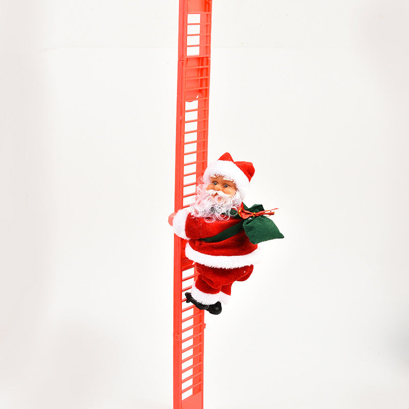 Electric Santa Climbing Ladder