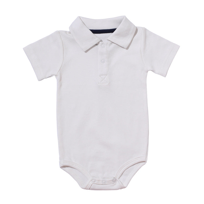 Lapel Collar Baby Onesie | Dressy Bodysuit & Romper