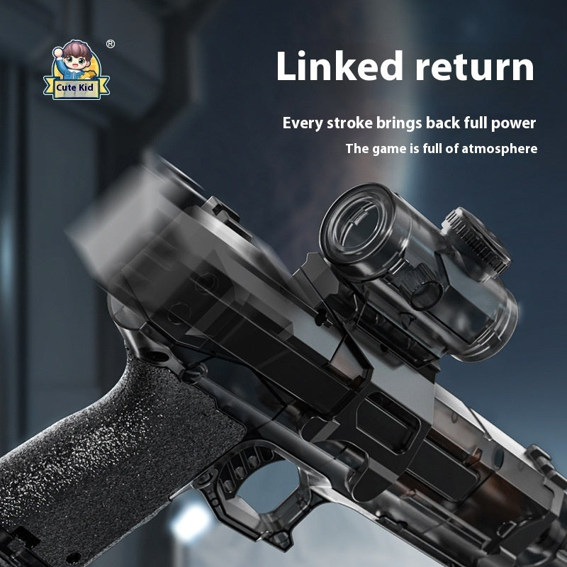 Electric Automatic Water Gun for Kids | Powerful LED Recoil Toy