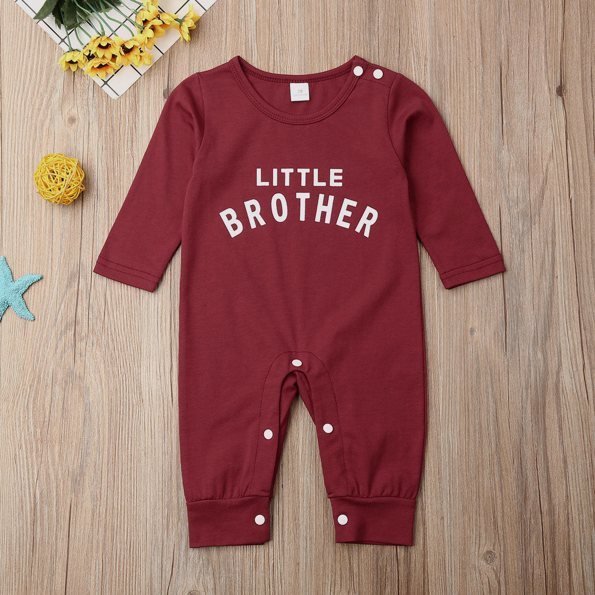 Newborn Alphabet Long Sleeved Romper | Casual Unisex Jumpsuit