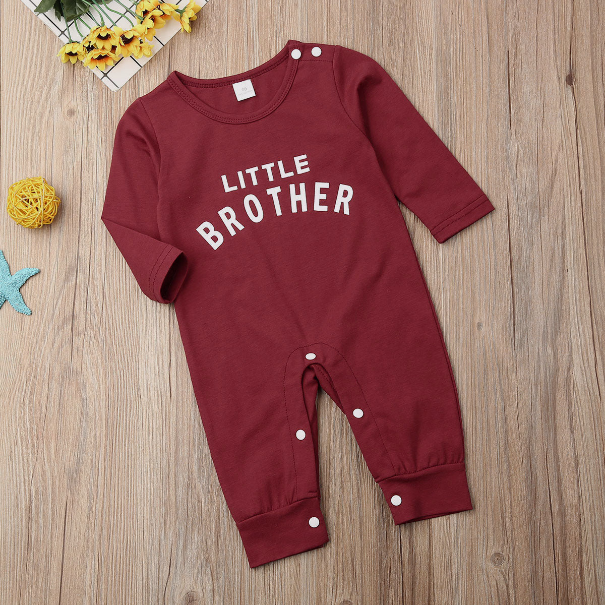 Newborn Alphabet Long Sleeved Romper | Casual Unisex Jumpsuit