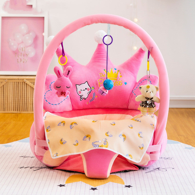 Baby Learning To Sit Chair - Sofa Support Seat, Washable Cover