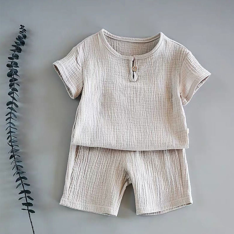 Baby Short Sleeved Summer Suit