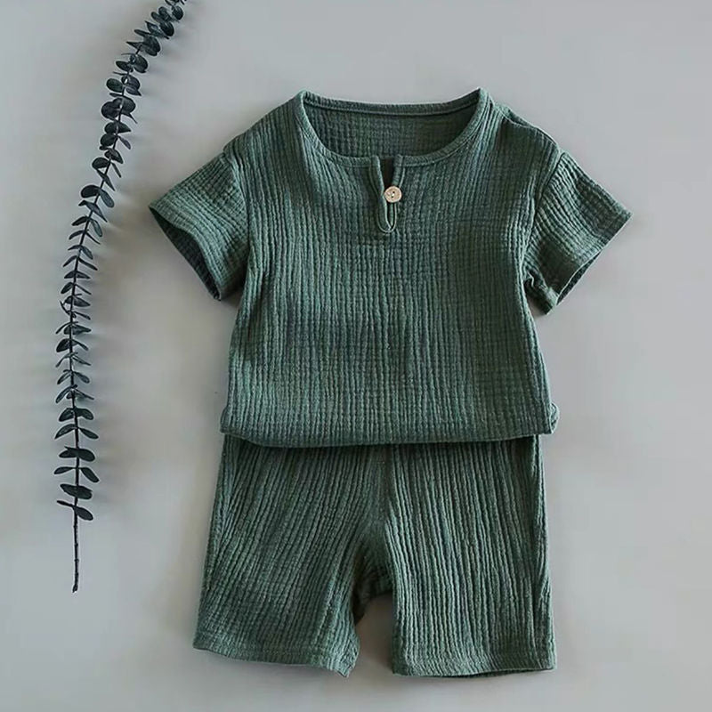 Baby Short Sleeved Summer Suit