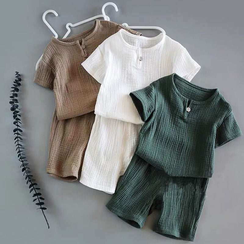 Baby Short Sleeved Summer Suit