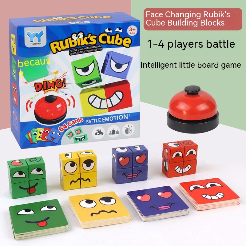 Face Changing Educational Building Blocks | Expression Puzzle Game