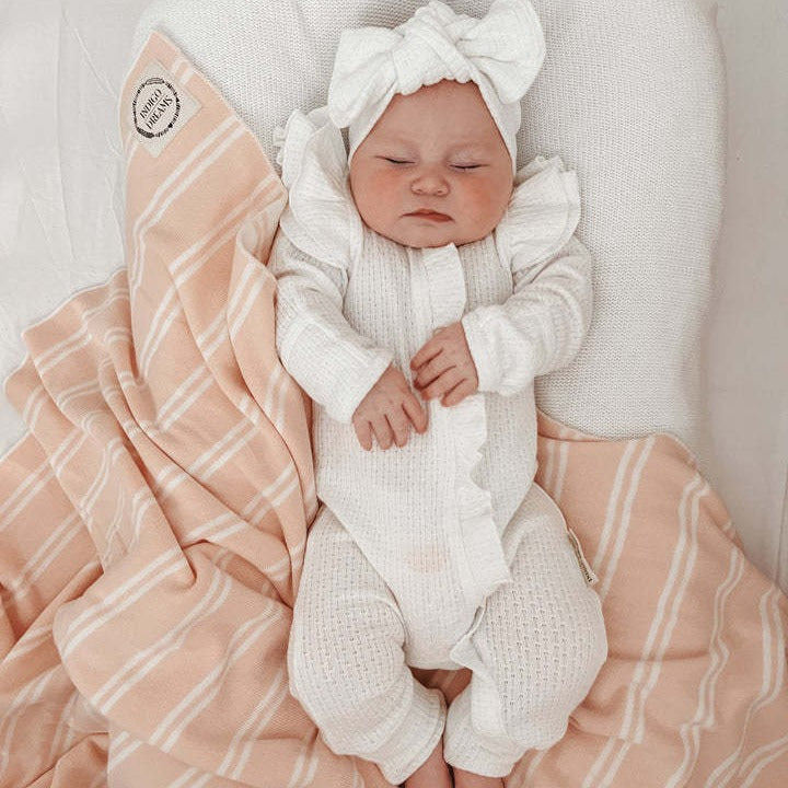 Infant Waffle Knit Jumpsuit