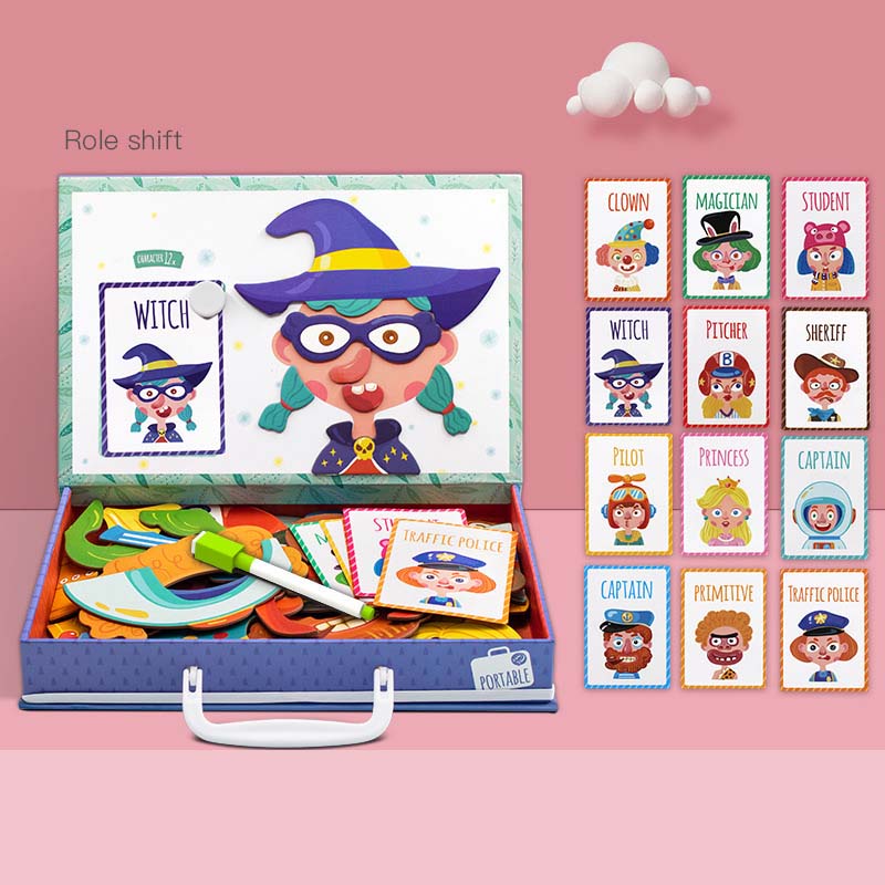 Montessori Magnetic Puzzle Box