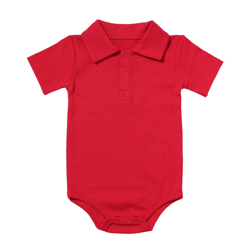 Lapel Collar Baby Onesie | Dressy Bodysuit & Romper