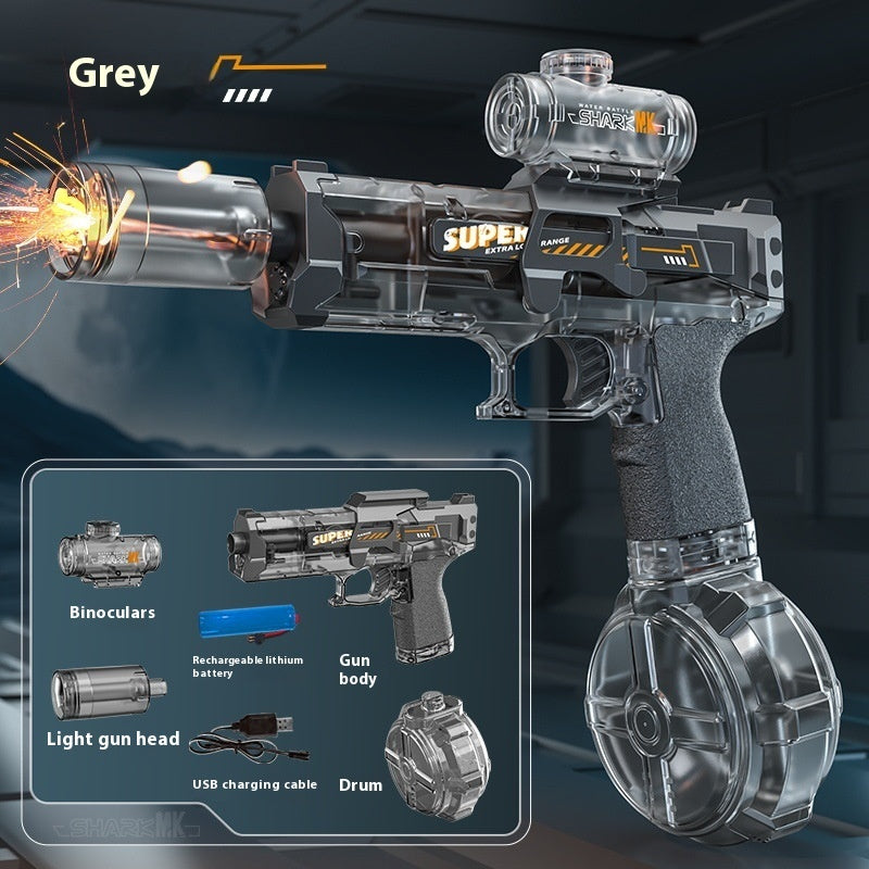 Electric Automatic Water Gun for Kids | Powerful LED Recoil Toy