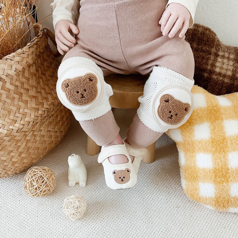 Summer Baby Knee Pads | Breathable Thin Cotton Crawling Protection