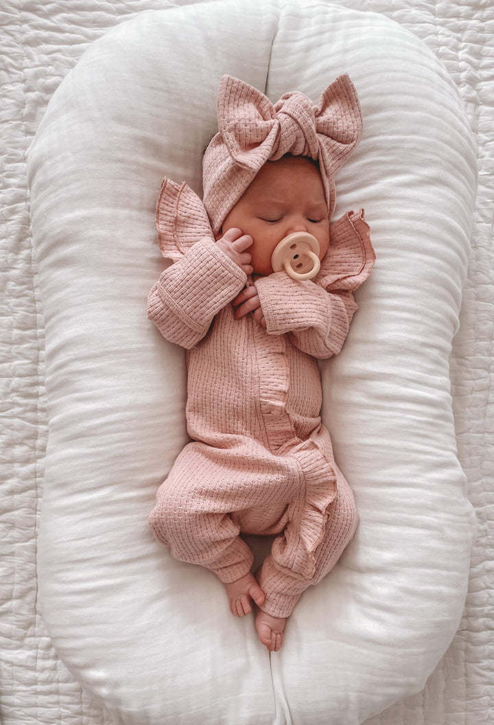 Infant Waffle Knit Jumpsuit