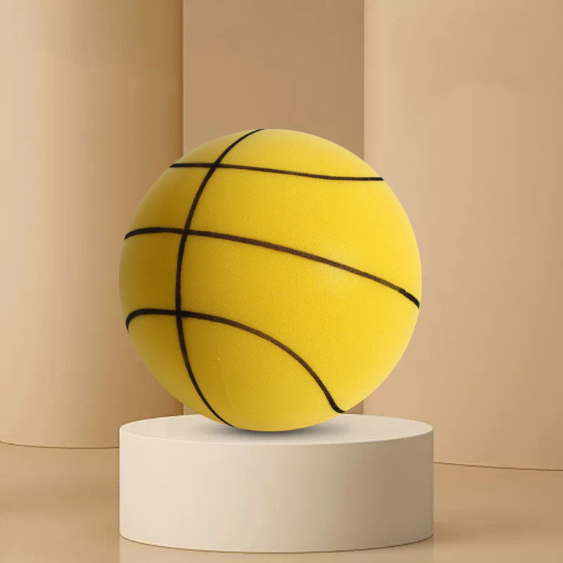 Silent Indoor Foam Basketball | Mute High-Bounce Sports Toy for Kids
