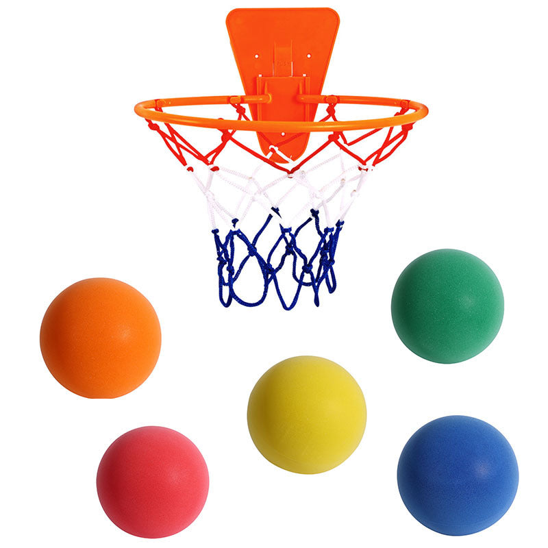 Silent Indoor Foam Basketball | Mute High-Bounce Sports Toy for Kids