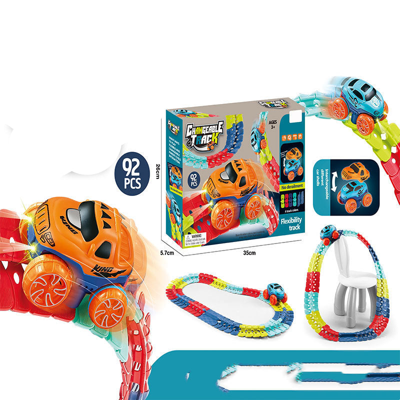 Flexible Assembly Track for Electric Car Lights | Bendable Race Car