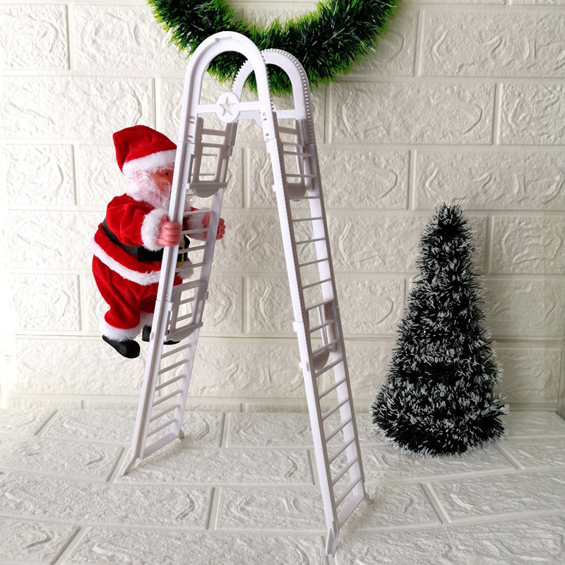 Electric Santa Climbing Ladder