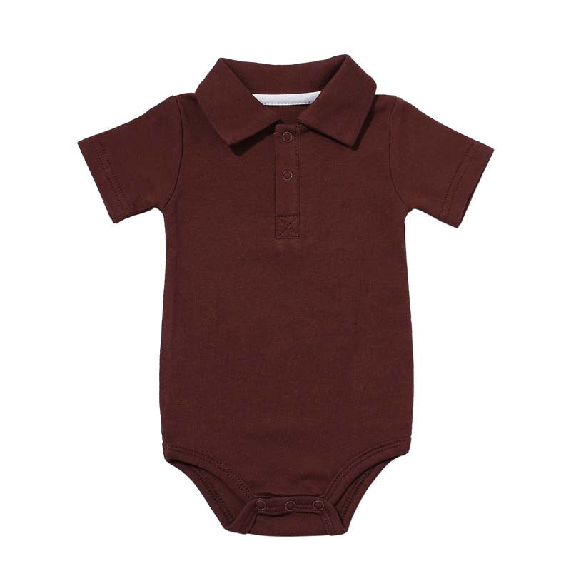 Lapel Collar Baby Onesie | Dressy Bodysuit & Romper
