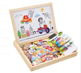 Wooden Magnetic Puzzle Board Set | 3-in-1 Learning Toy