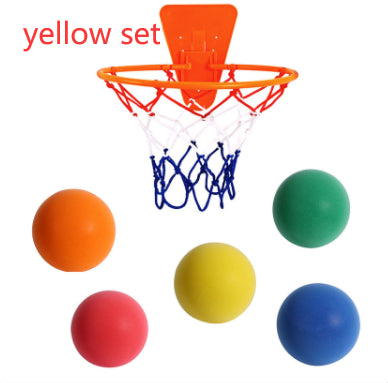 Silent Indoor Foam Basketball | Mute High-Bounce Sports Toy for Kids