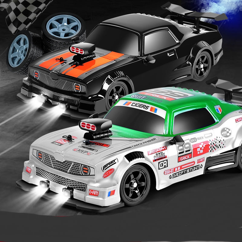 Remote Control Drift Car | 4WD Racing Toy with Light Spray for Boys