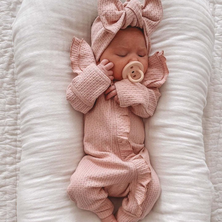 Infant Waffle Knit Jumpsuit