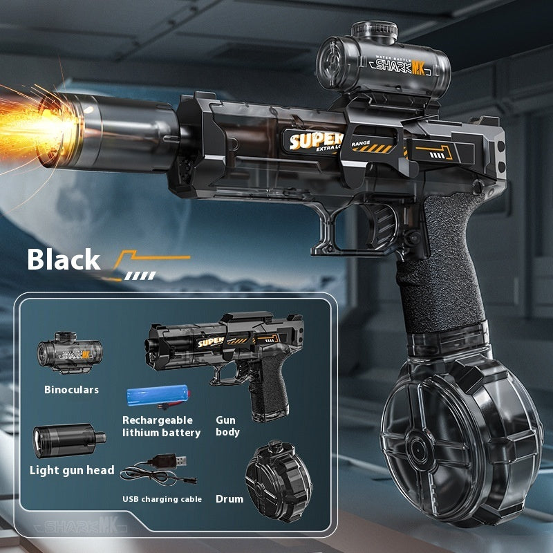 Electric Automatic Water Gun for Kids | Powerful LED Recoil Toy