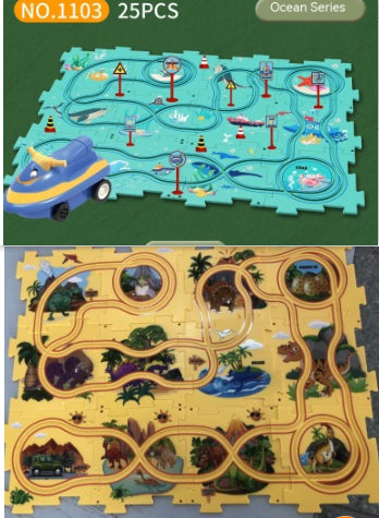 Electric Rail Car Toy