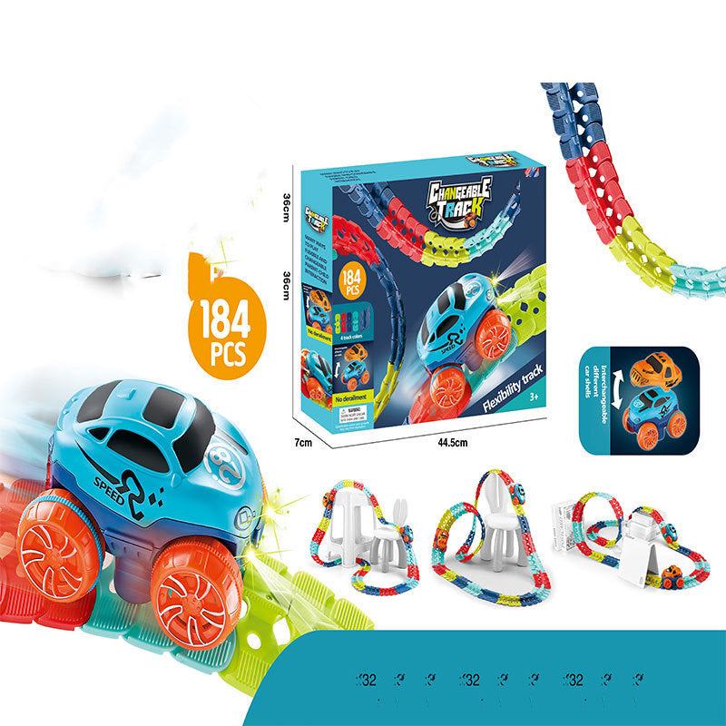 Flexible Assembly Track for Electric Car Lights | Bendable Race Car