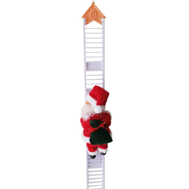 Electric Santa Climbing Ladder